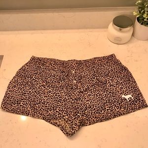 Victoria Secret Cheetah Sleep Shorts